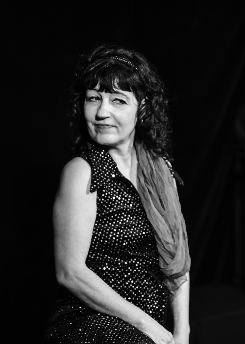 Photo de Céline Déridet à son spectacle Escampette